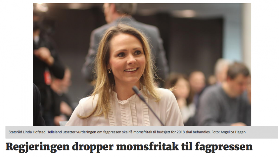 faksimile fra journalisten. Foto Angelica Hagen